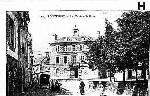 Ville de PONTRIEUX Carte postale ancienne